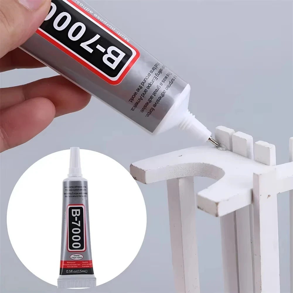 Pegamento B-7000 Epoxi Multifunción para Pantallas, Joyería y Manualidades