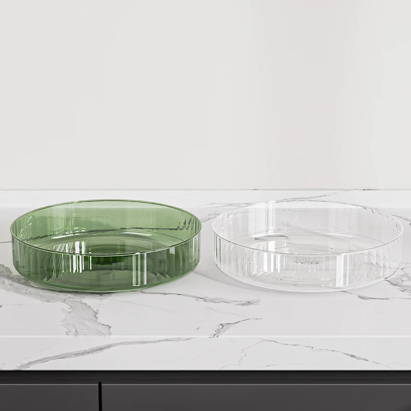 360° Rotating Tray Lazy Susan Fridge Organizer Turntable Storage Tray Clear Food Storage Organizer Spice r