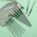 13 PCS Makeup Brushes Set Eye Shadow Foundation Women Cosmetic Brush  Soft Make Up Tools Bag