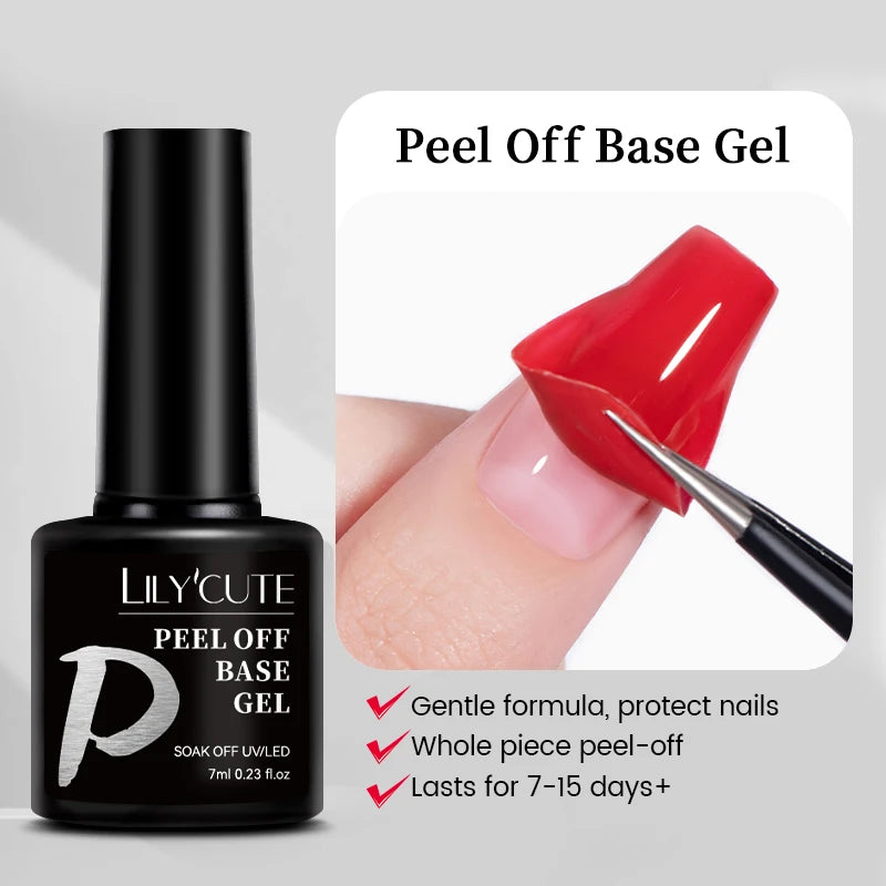 LILYCUTE 129 Colors 7ML Nail Gel Polish Nail Supplies Vernis Semi Permanence