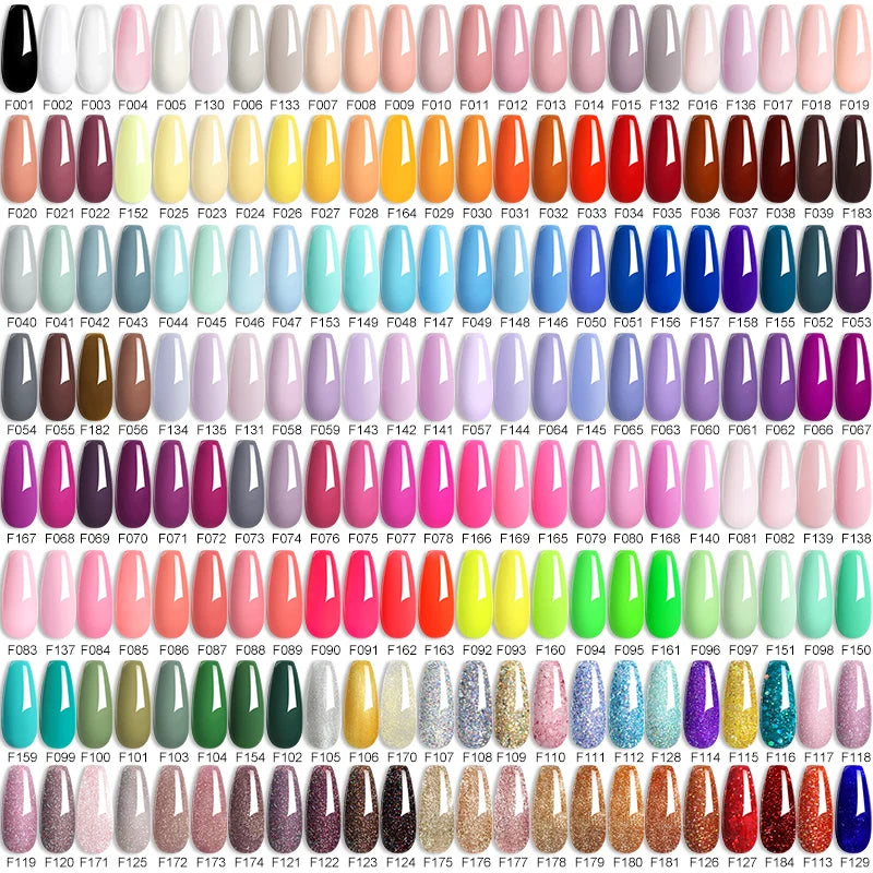 LILYCUTE 129 Colors 7ML Nail Gel Polish Nail Supplies Vernis Semi Permanence