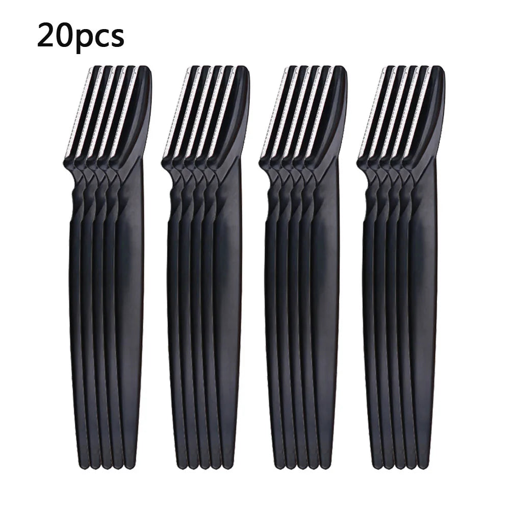 Eyebrow Trimmer Knives Portable Face Razor Hair Remover Eye Brow Epilation Cutter Shaver Blades Makeup Tools