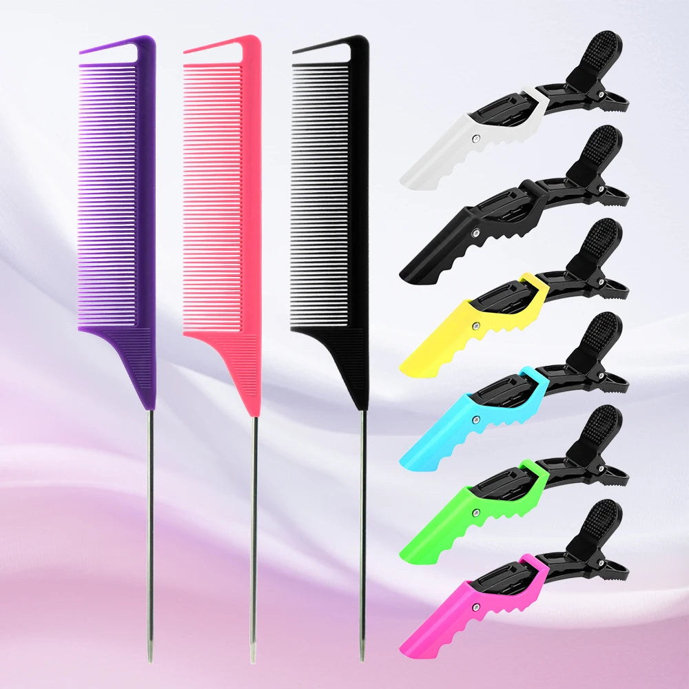 Pro Pointed Tail Salon Hairdressing Hair Styling Anti-static Comb Hair Brush