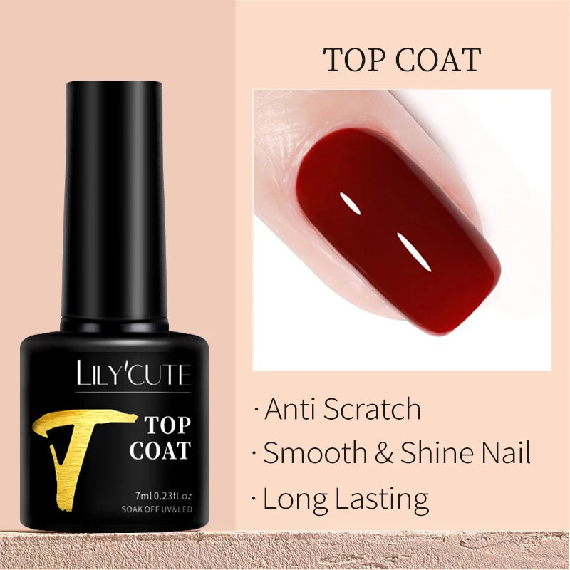 LILYCUTE 129 Colors 7ML Nail Gel Polish Nail Supplies Vernis Semi Permanence