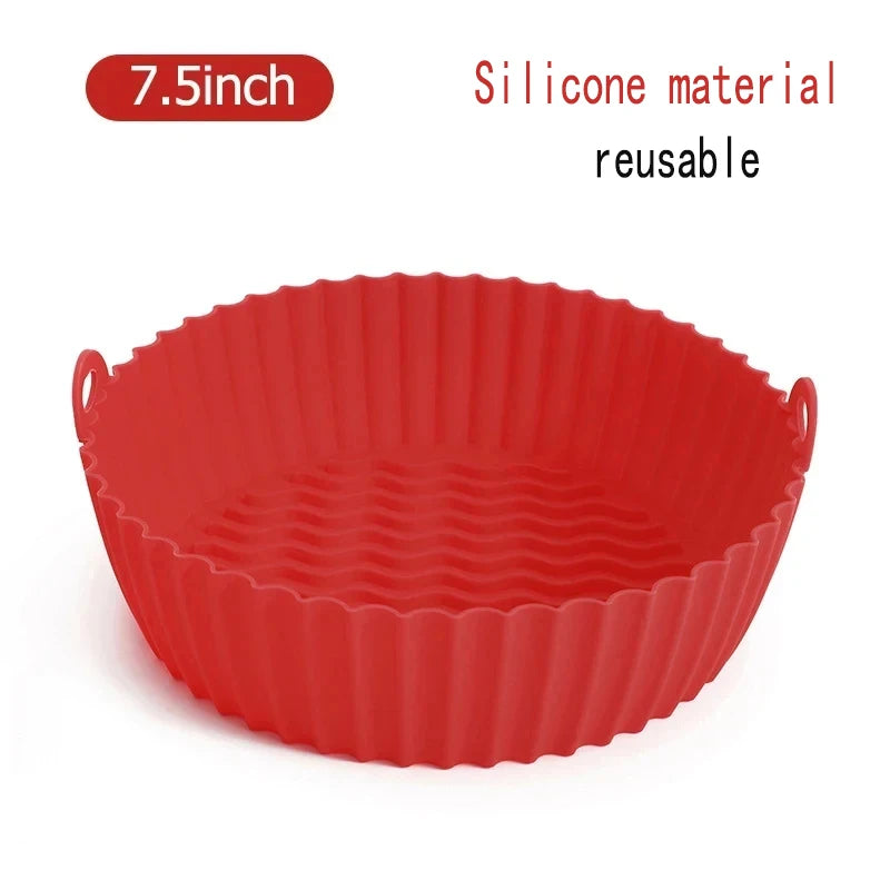50Pcs Air Fryer Disposable Paper Non-Stick Airfryer Baking Papers Round Air-Fryer
