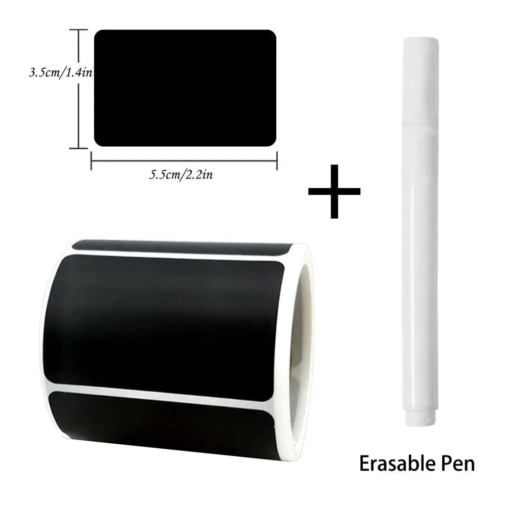 120 Stickers de Pizarrón Removibles con Pluma Borrable Impermeables