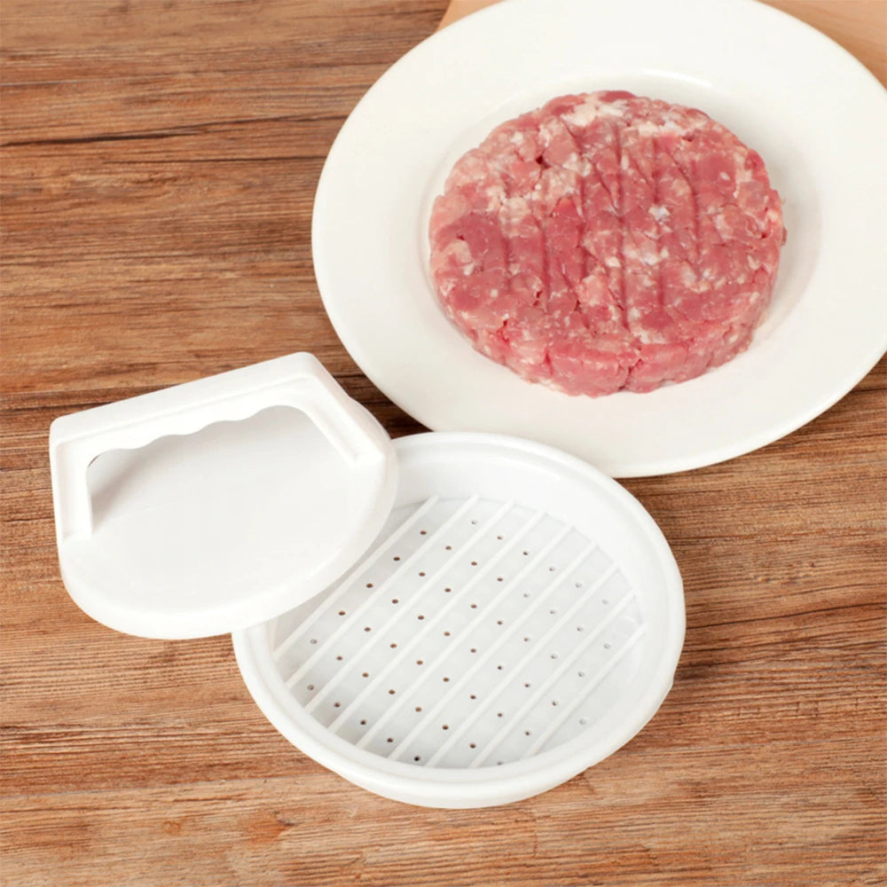 1pc Hamburger Press Stuffed Burger Press Plastic Meat Grill Party