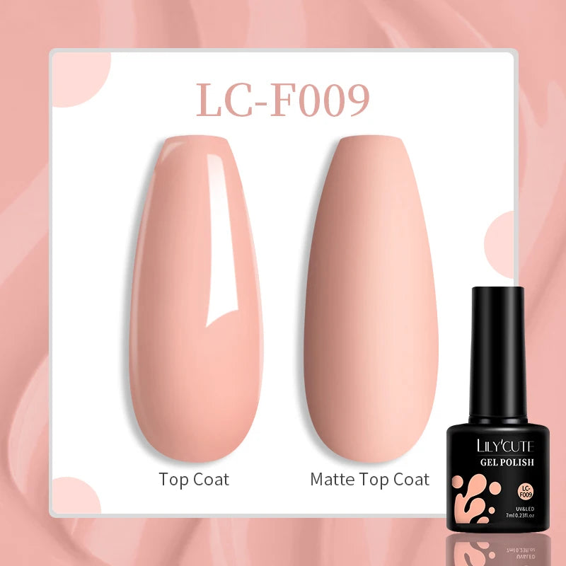 LILYCUTE 129 Colors 7ML Nail Gel Polish Nail Supplies Vernis Semi Permanence