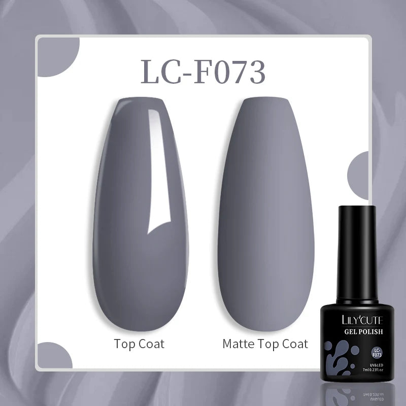 LILYCUTE 129 Colors 7ML Nail Gel Polish Nail Supplies Vernis Semi Permanence