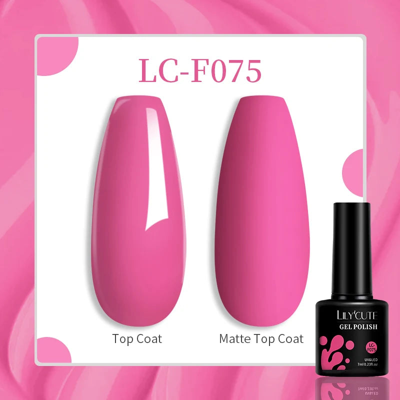 LILYCUTE 129 Colors 7ML Nail Gel Polish Nail Supplies Vernis Semi Permanence