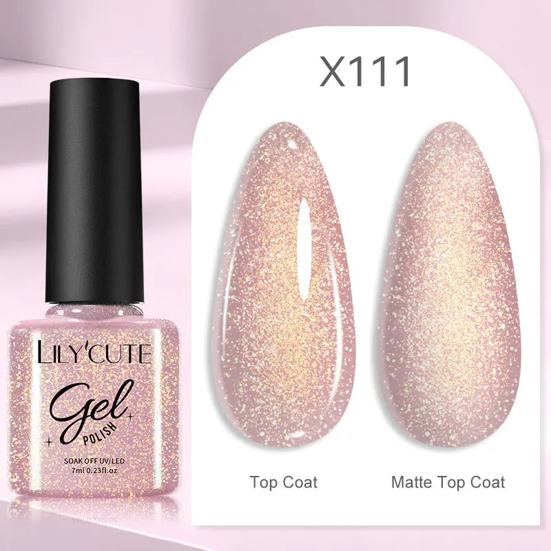 LILYCUTE 129 Colors 7ML Nail Gel Polish Nail Supplies Vernis Semi Permanence