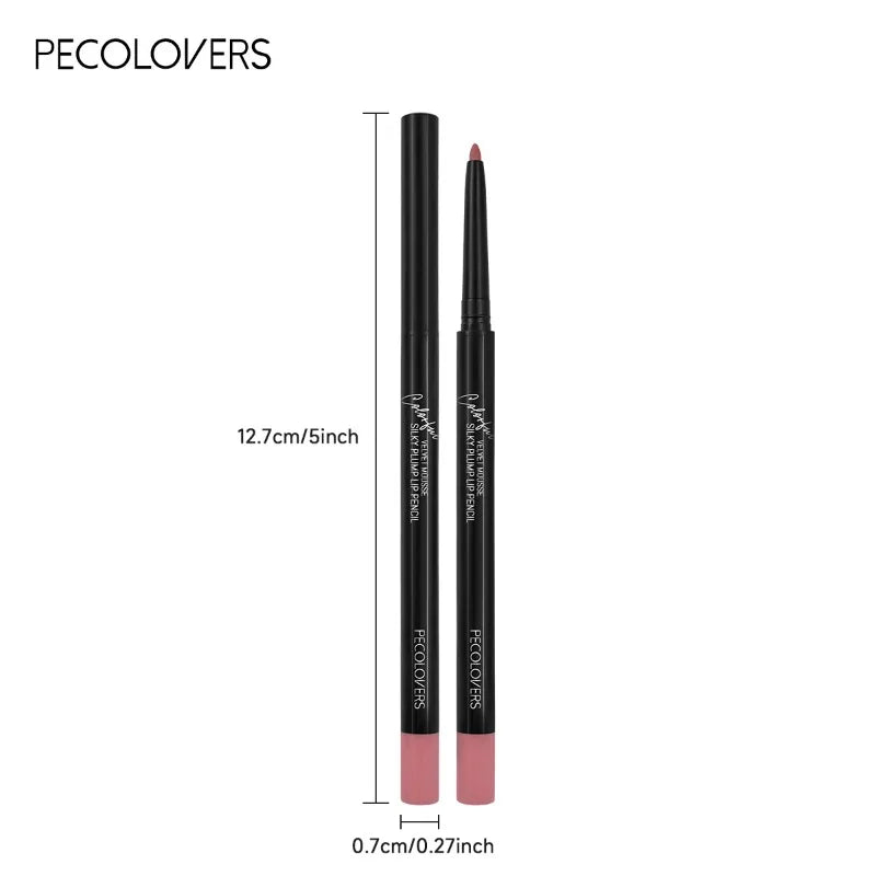 Waterproof Matte Lipliner Pencil Red Contour Tint Lipstick Long Lasting