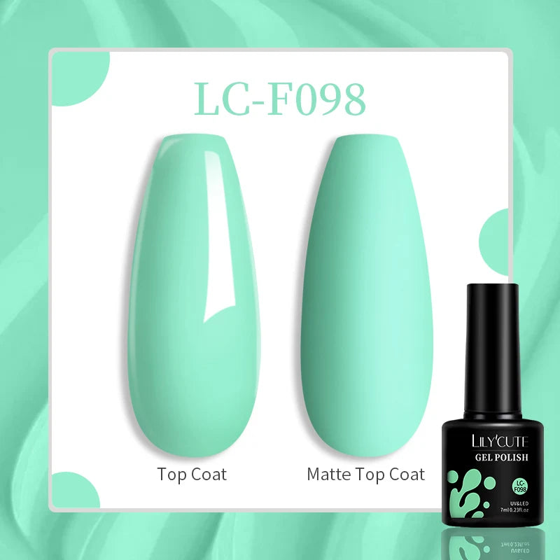 LILYCUTE 129 Colors 7ML Nail Gel Polish Nail Supplies Vernis Semi Permanence