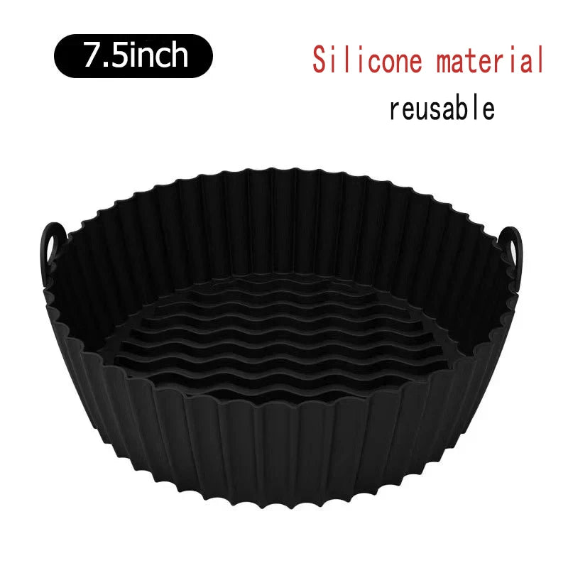 50Pcs Air Fryer Disposable Paper Non-Stick Airfryer Baking Papers Round Air-Fryer