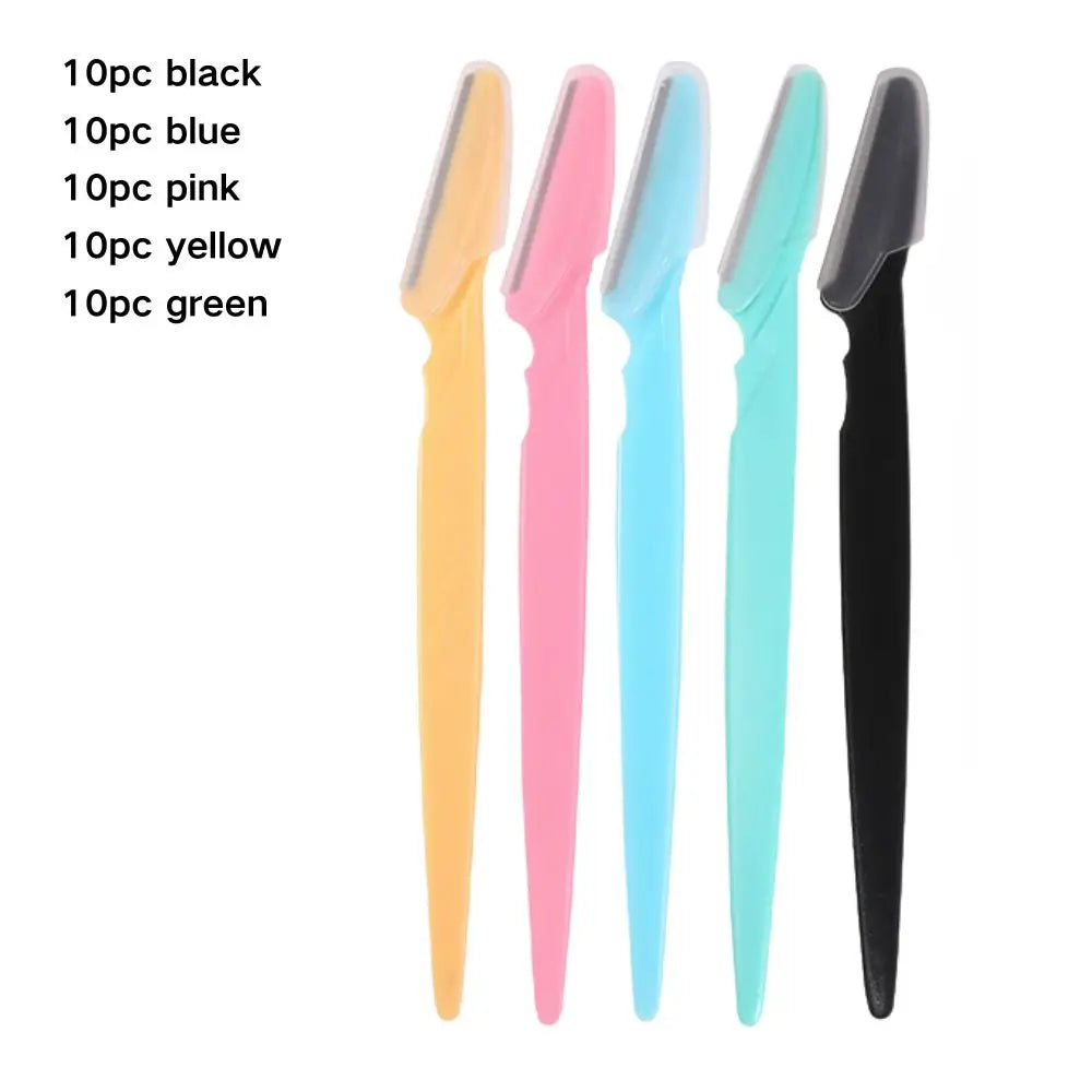 Eyebrow Trimmer Knives Portable Face Razor Hair Remover Eye Brow Epilation Cutter Shaver Blades Makeup Tools