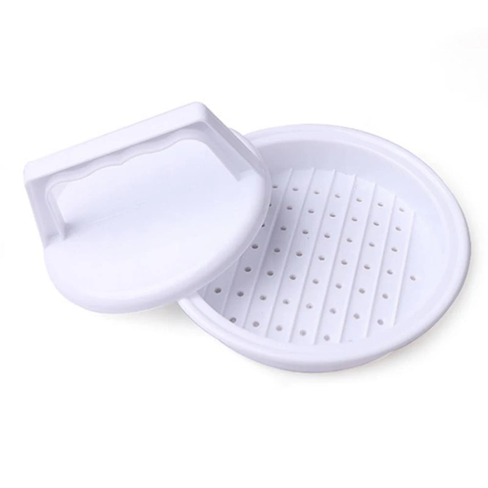 1pc Hamburger Press Stuffed Burger Press Plastic Meat Grill Party