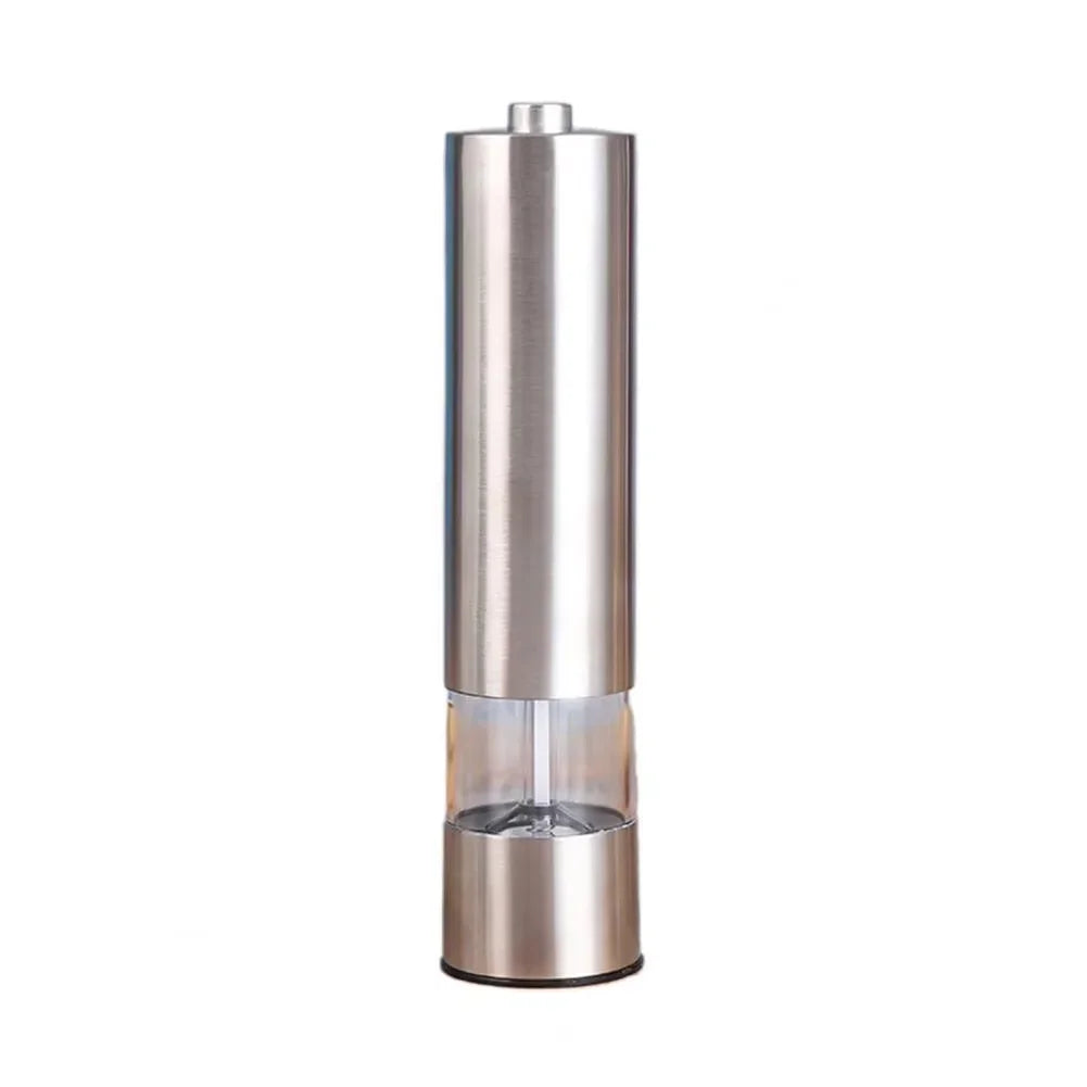 Electric Salt Pepper Grinder Set One Handed Operation Stainless