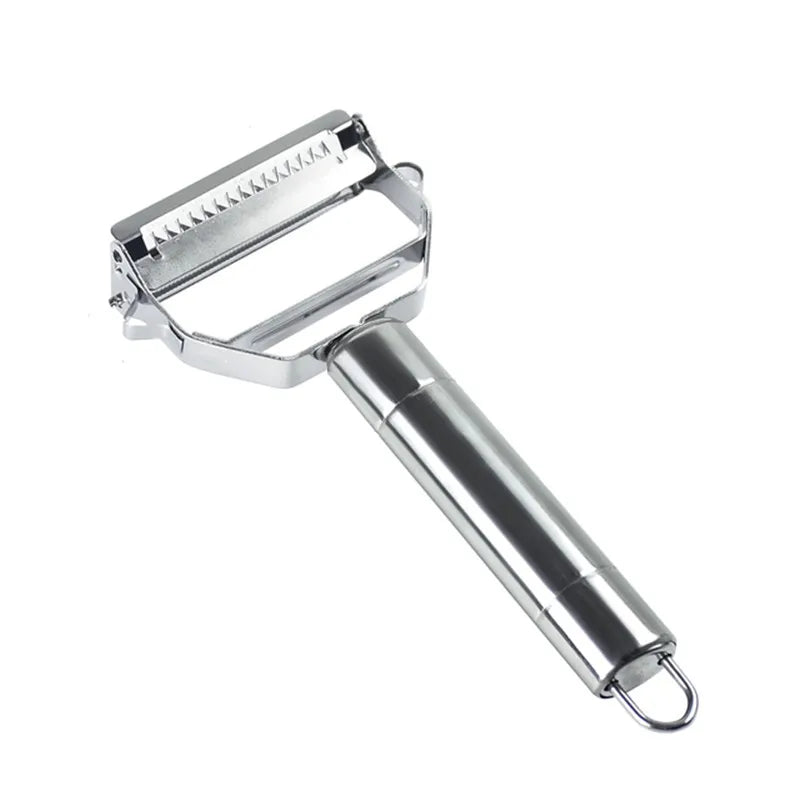 Kitchen Vegetable Peeler Stainless Steel Melon Planer Double-Head Peeler