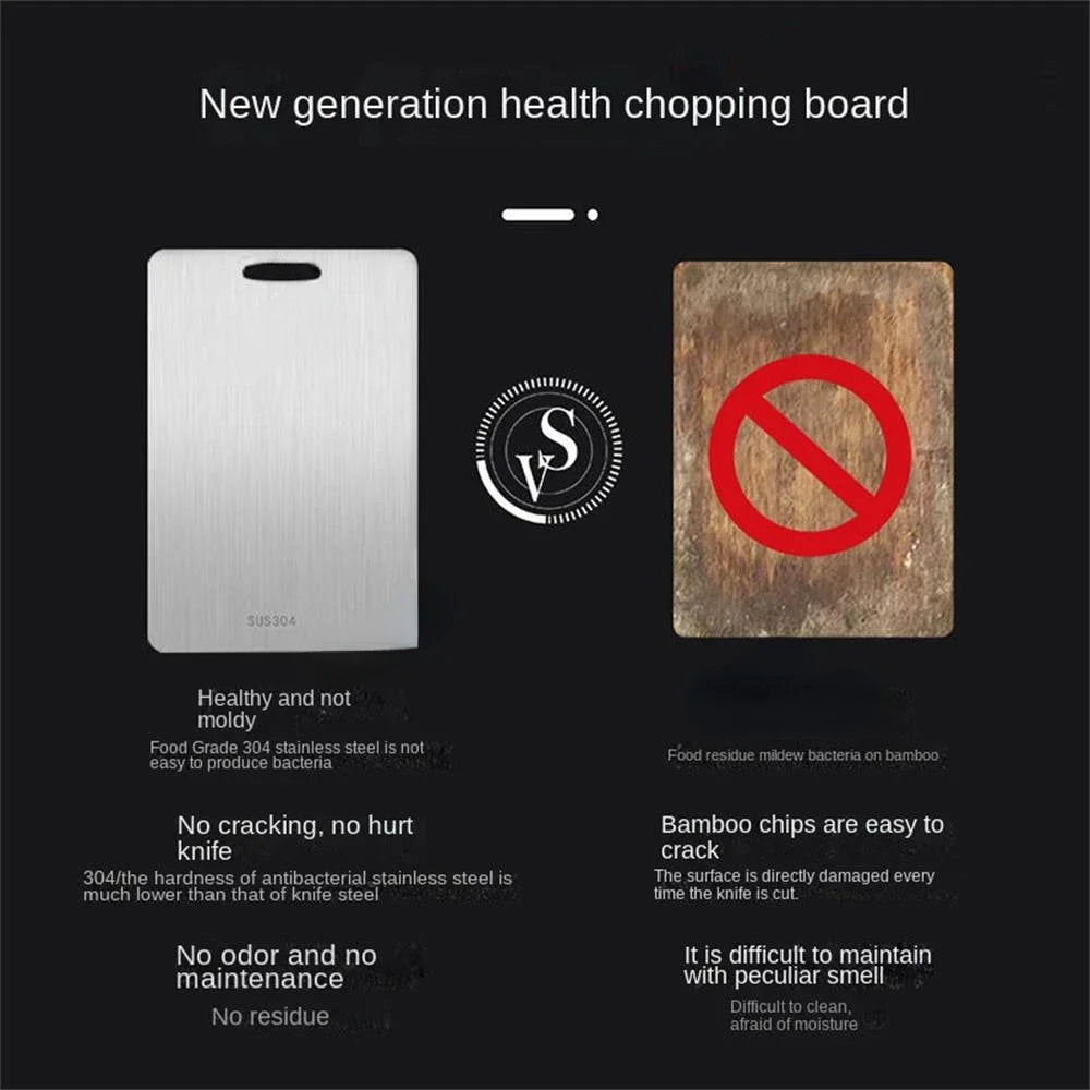 316 Stainless Steel Panel and Chopping Board Kitchen Household Thickened Double Sided