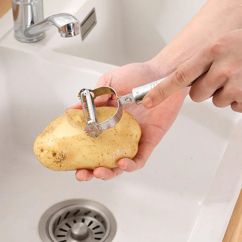 High Quality Stainless Steel Potato Cucumber Carrot Grater Julienne Peeler Vegetables Fruit