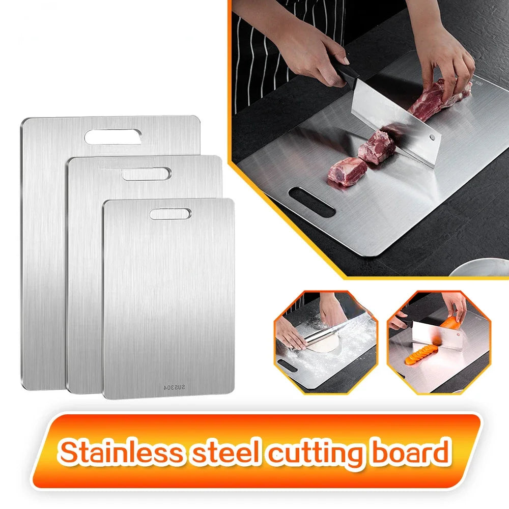 316 Stainless Steel Panel and Chopping Board Kitchen Household Thickened Double Sided