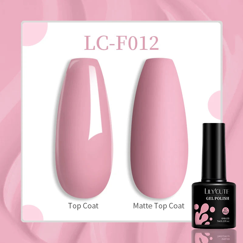 LILYCUTE 129 Colors 7ML Nail Gel Polish Nail Supplies Vernis Semi Permanence