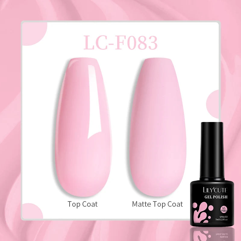 LILYCUTE 129 Colors 7ML Nail Gel Polish Nail Supplies Vernis Semi Permanence