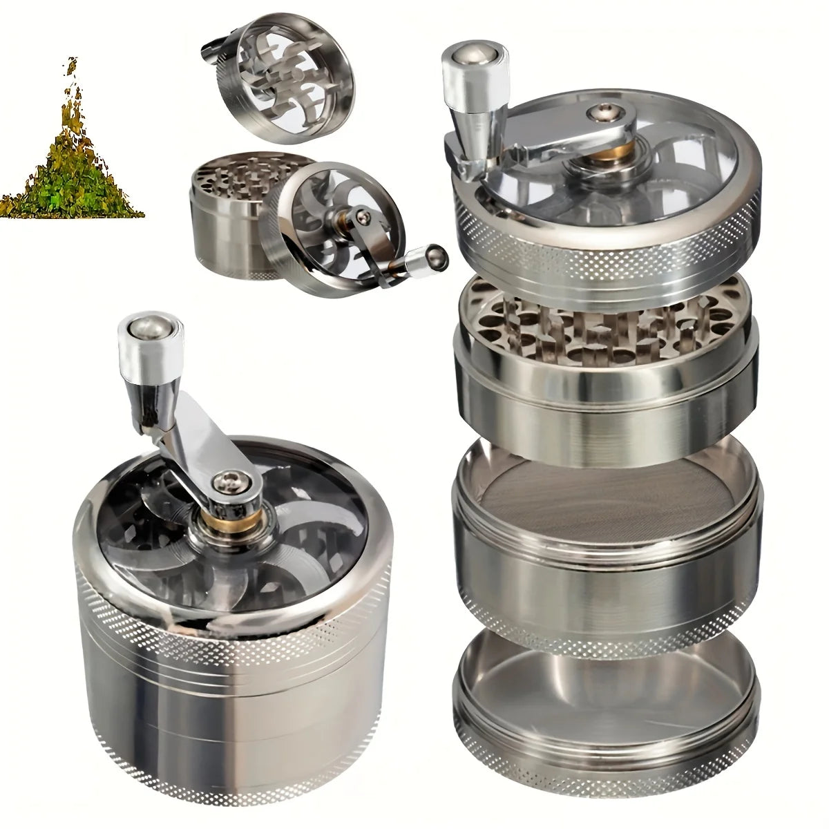 Nut and Hard Spice Grinder for Nutmeg Ginger Rock Salt and Peppercorn Hand tools,