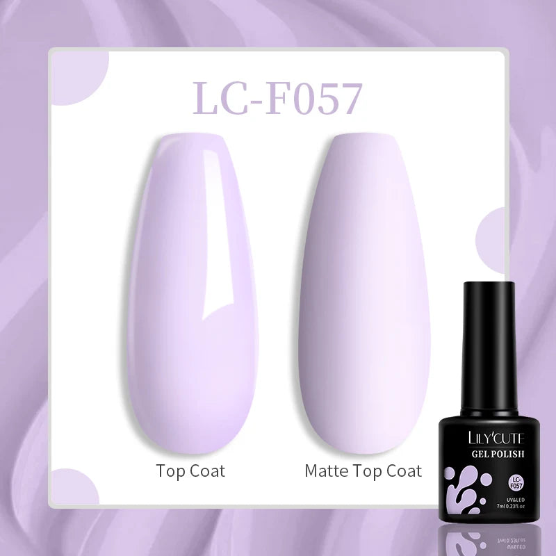 LILYCUTE 129 Colors 7ML Nail Gel Polish Nail Supplies Vernis Semi Permanence