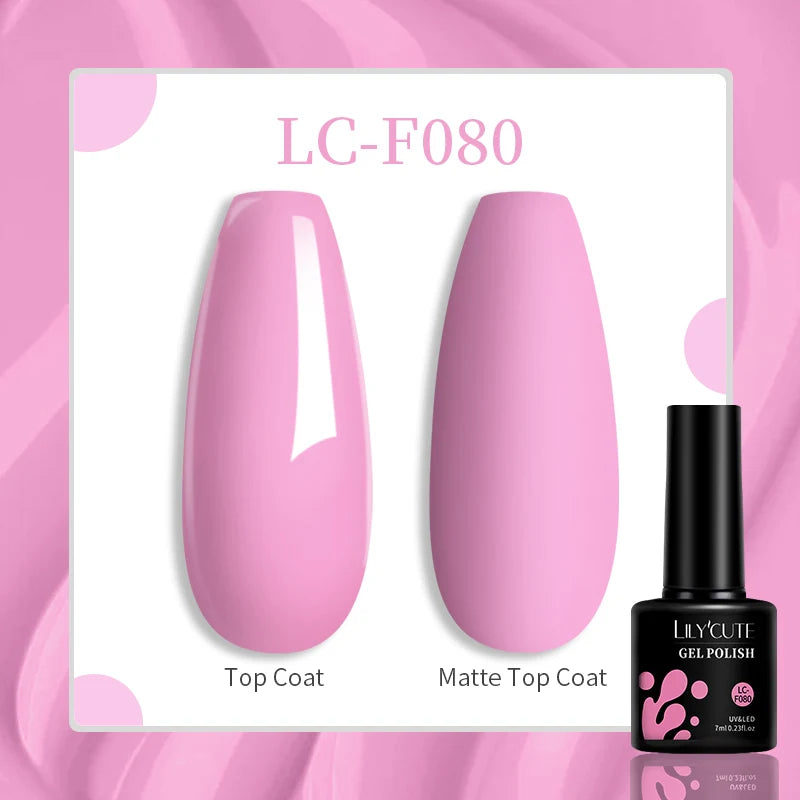 LILYCUTE 129 Colors 7ML Nail Gel Polish Nail Supplies Vernis Semi Permanence