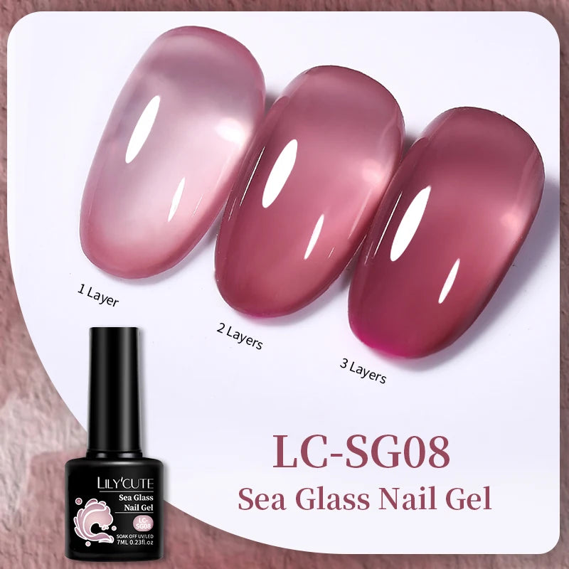 LILYCUTE 129 Colors 7ML Nail Gel Polish Nail Supplies Vernis Semi Permanence