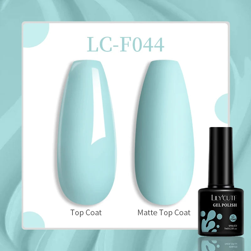 LILYCUTE 129 Colors 7ML Nail Gel Polish Nail Supplies Vernis Semi Permanence