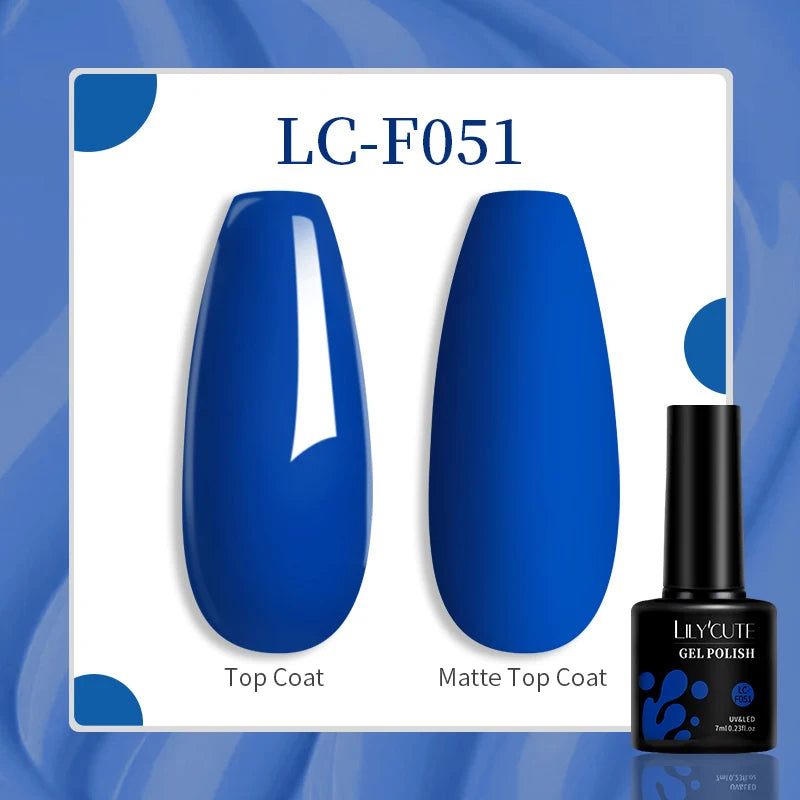 LILYCUTE 129 Colors 7ML Nail Gel Polish Nail Supplies Vernis Semi Permanence