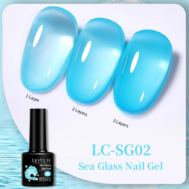 LILYCUTE 129 Colors 7ML Nail Gel Polish Nail Supplies Vernis Semi Permanence