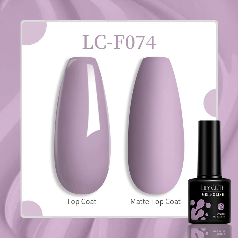 LILYCUTE 129 Colors 7ML Nail Gel Polish Nail Supplies Vernis Semi Permanence