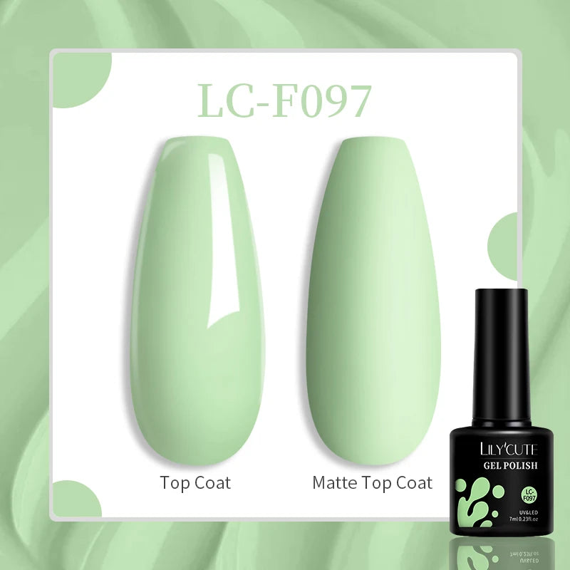 LILYCUTE 129 Colors 7ML Nail Gel Polish Nail Supplies Vernis Semi Permanence