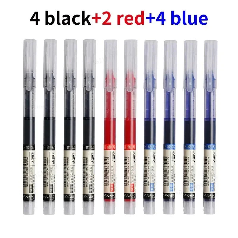 Set de 10 Bolígrafos Gel Kawaii Punta de Aguja Escritura Suave