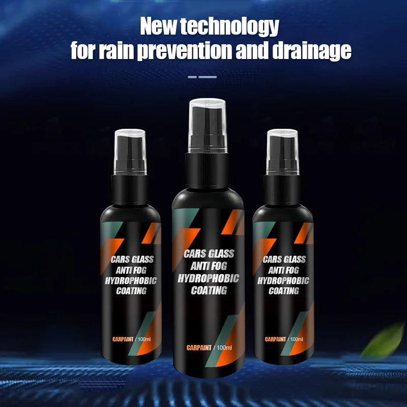 Car Glass Anti-rain Water Spray Repellent Nano Coating