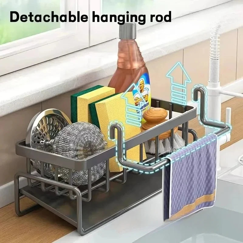 Multi-Functional Kitchen Sponge Organizer | Drainage & Storage