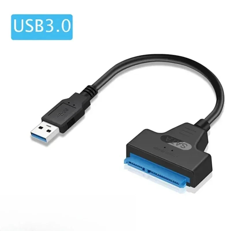 Cable Adaptador SATA a USB 3.0 para Disco Duro HDD y SSD de 2.5"