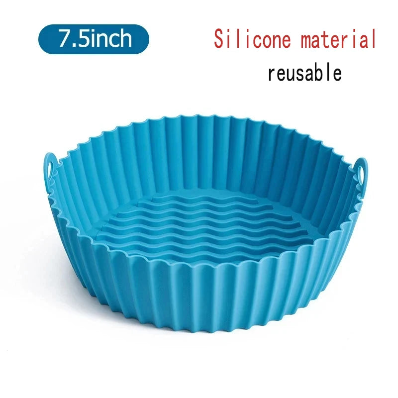 50Pcs Air Fryer Disposable Paper Non-Stick Airfryer Baking Papers Round Air-Fryer