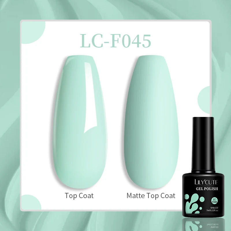 LILYCUTE 129 Colors 7ML Nail Gel Polish Nail Supplies Vernis Semi Permanence