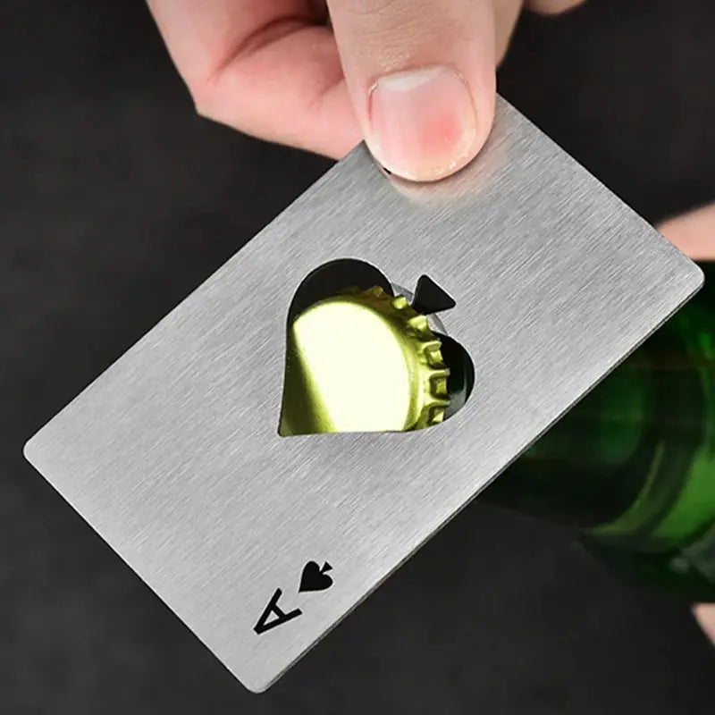 Ace of Spades Credit Card Size Bottle Opener Creative Playing Card