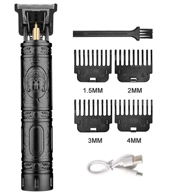 Vintage Hair Clipper Cordless Trimmer portable USB Fast Charging Hair