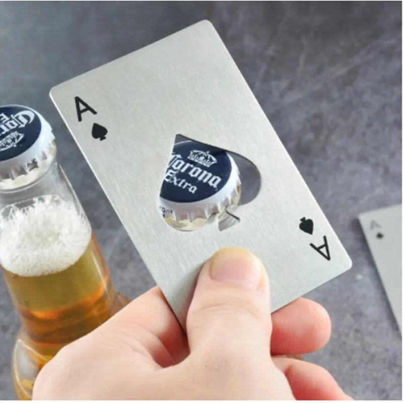 Ace of Spades Credit Card Size Bottle Opener Creative Playing Card