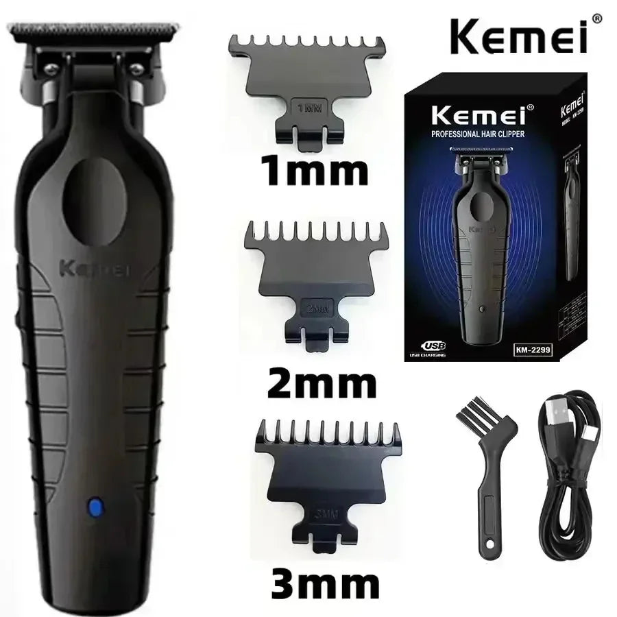 Kemei KM-2299 USB Fast Charging Clippers Barber Machine  Kemei Electric Hair Clipper