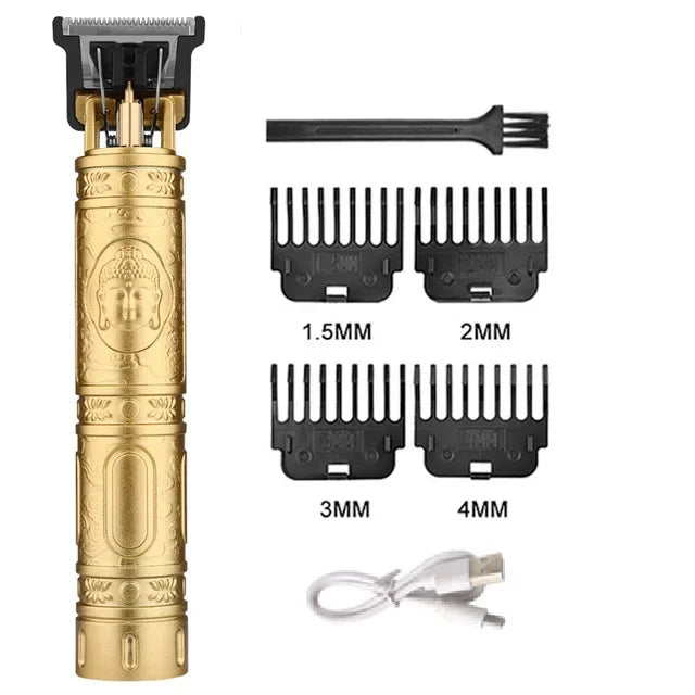 Vintage Hair Clipper Cordless Trimmer portable USB Fast Charging Hair
