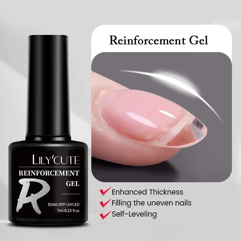 LILYCUTE 129 Colors 7ML Nail Gel Polish Nail Supplies Vernis Semi Permanence