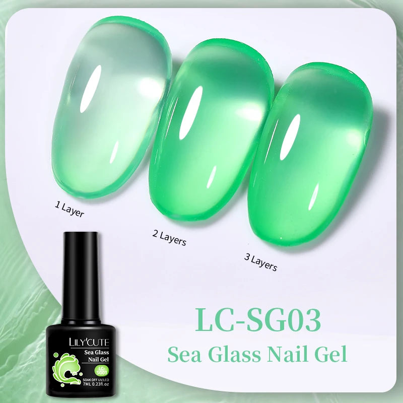 LILYCUTE 129 Colors 7ML Nail Gel Polish Nail Supplies Vernis Semi Permanence