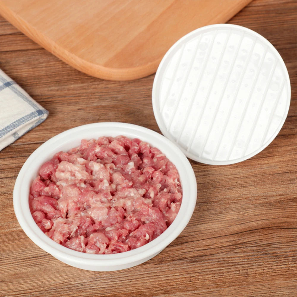 1pc Hamburger Press Stuffed Burger Press Plastic Meat Grill Party